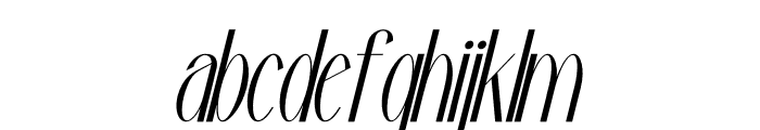 Ganesha Italic Font LOWERCASE