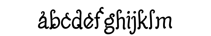 Ganfosa Font LOWERCASE