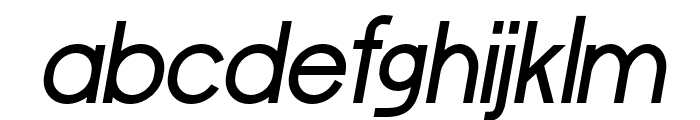 Gange-Italic Font LOWERCASE