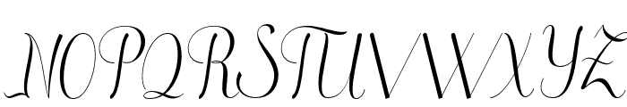 Gangfield-Italic Font UPPERCASE