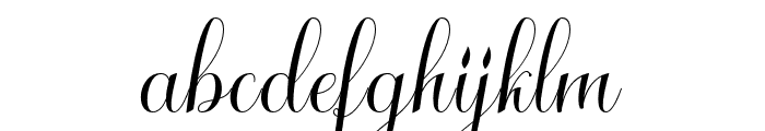 Gangfield-Italic Font LOWERCASE