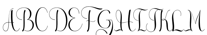 Gangfield Font UPPERCASE