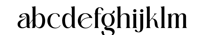 Gangil Font LOWERCASE