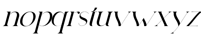 Gangitem-Italic Font LOWERCASE
