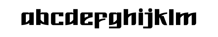 Gangsher Font LOWERCASE