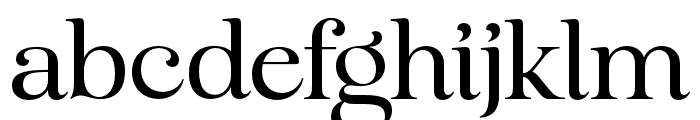 GanigarRegular Font LOWERCASE