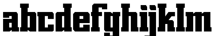 Ganksy-Regular Font LOWERCASE