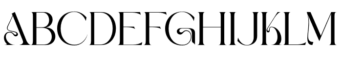 Gansky Font LOWERCASE