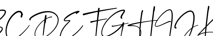 Gantelline Signature Font UPPERCASE