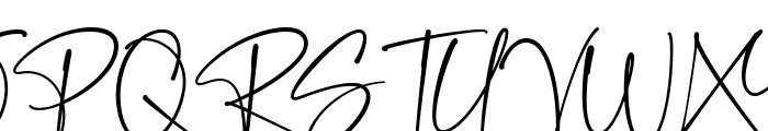 Gantelline Signature Font UPPERCASE