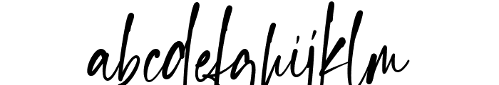 Gantelline Signature Font LOWERCASE