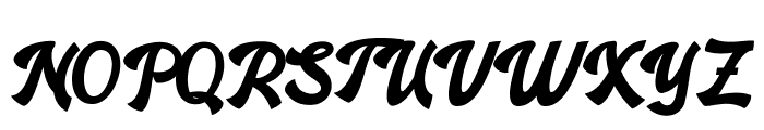 Gantry Font UPPERCASE