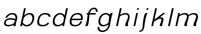 Ganyota-ExtraLightSlanted Font LOWERCASE