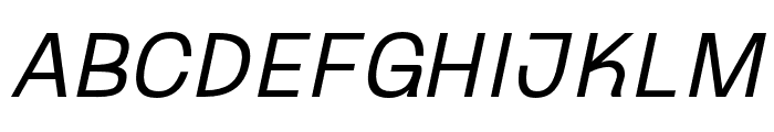 Ganyota-LightSlanted Font UPPERCASE
