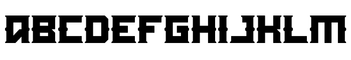 Ganzed Font LOWERCASE