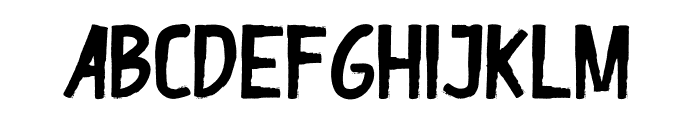 Gapbrooth Font LOWERCASE