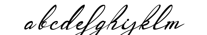 Garbera Italic Font LOWERCASE