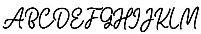 Garden House Signature Font UPPERCASE
