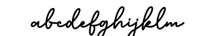 Garden House Signature Font LOWERCASE
