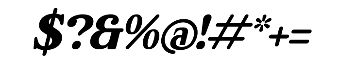 Garden Rostera Italic Font OTHER CHARS