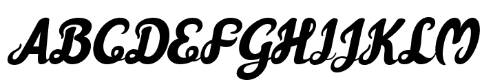 GardenScript Font UPPERCASE