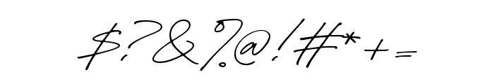 GardenaHolmes-Script Font OTHER CHARS