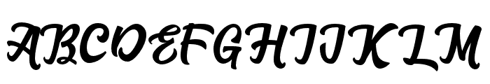 Gardhen Font UPPERCASE