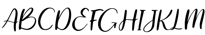 Gardien-Italic Font UPPERCASE