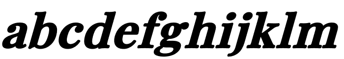 Garfield Fade Bold Italic Font LOWERCASE