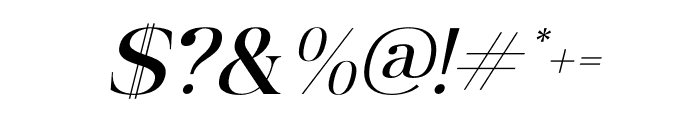 Garfist Italic Font OTHER CHARS