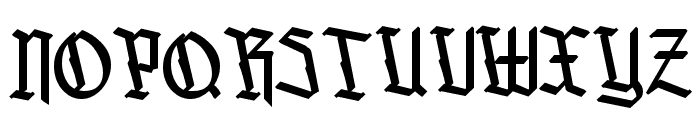 Gargamoth-Extrude Font UPPERCASE