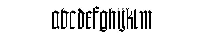 Gargamoth-Regular Font LOWERCASE