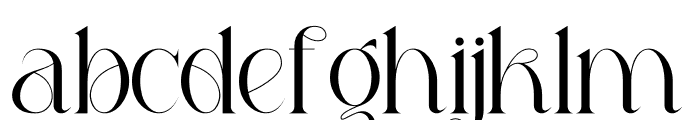 Garges Font LOWERCASE