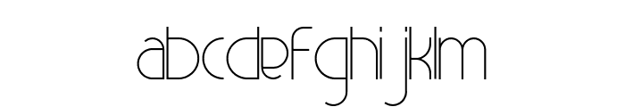 Garil Extra Light Font LOWERCASE