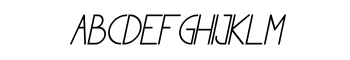 Garil Light Italic Font UPPERCASE