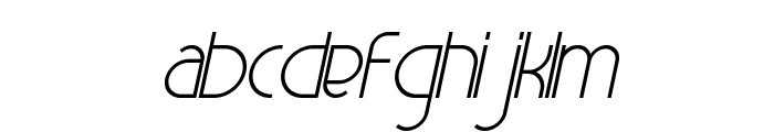 Garil Light Italic Font LOWERCASE