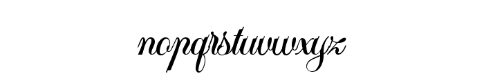 Garinstae Script Bold Bold Font LOWERCASE