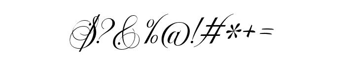 Garinstae Script Italic Italic Font OTHER CHARS