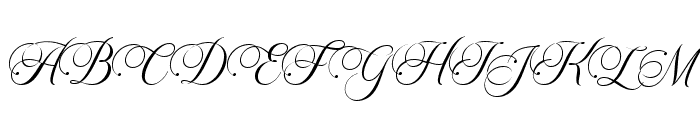 Garinstae Script Italic Italic Font UPPERCASE