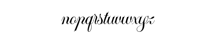 Garinstae Script Regular Font LOWERCASE