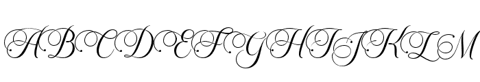 GarinstaeScript-Regular Font UPPERCASE