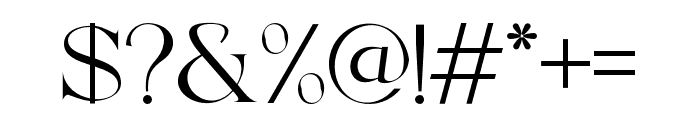 Garlien-Regular Font OTHER CHARS