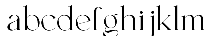 Garlien-Regular Font LOWERCASE