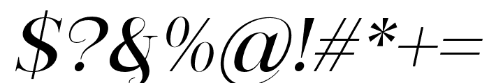 Garmalla-Italic Font OTHER CHARS