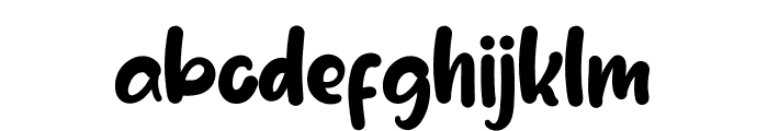 Garment Font LOWERCASE