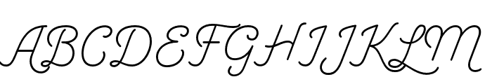 Garris-Light Font UPPERCASE