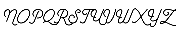 Garris-Regular Font UPPERCASE
