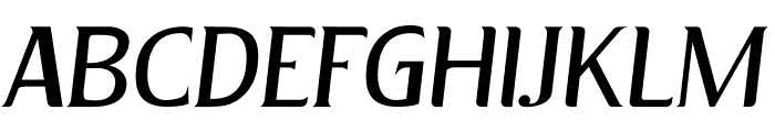 Garuda Kencana Italic Font UPPERCASE