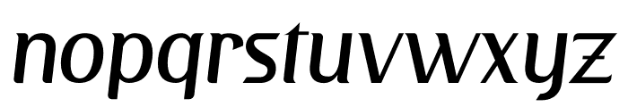Garuda Kencana Italic Font LOWERCASE