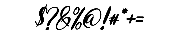 Gaseda Italic Font OTHER CHARS
